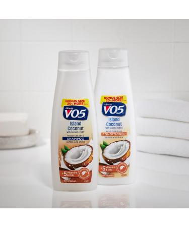 VO5 Alberto Island Coconut Revitalizing Conditioner | Essential Vitamins & Oils | 15 oz Tropical Hair Care - Buy Online on GoSupps.com