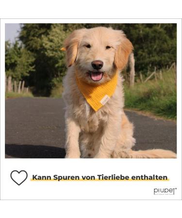 Piupet Dog Half (S) - 58x40x40cm - 2 Set Stylish Dog Haller for Large Dogs - Yellow/Gray Bandana for Great & Small Dogs - Buy Online on GoSupps.com