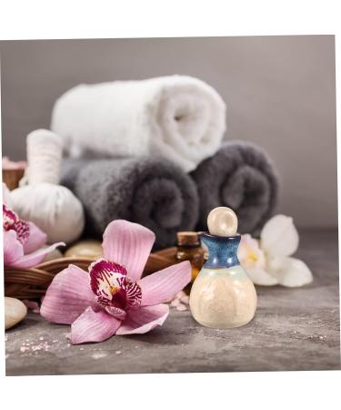 POPETPOP 1 Set aromatherapy bottle Salon bottle dispenser Porcelain Essential Oil Diffuser vintage makeup spa decor Essential Oil Bottle with Stopper white ceramics lotion dispensing bottle - Buy Online on GoSupps.com