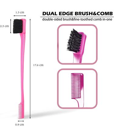 4pcs HD Wig Caps + 1 Elastic Band + 1 Hair Edges Brush Set | Invisible Stretchy Caps for Lace Front Wigs - Buy Online on GoSupps.com