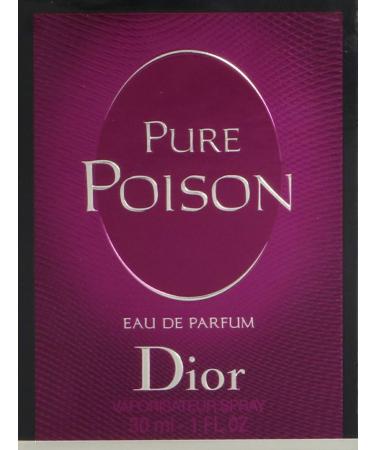 Pure Poison By Christian Dior For Women. Eau De Parfum Spray 1 Ounces Floral Orange Sandalwood 1 Fl Oz (Pack of 1) - Buy Online on GoSupps.com