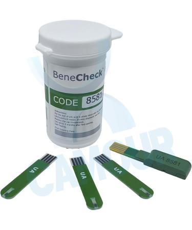 BeneCheck Uric Acid Test Strips BK-U1 - 25 Pack for Accurate Uric Acid Measurement - International Shipping Available - Buy Online on GoSupps.com