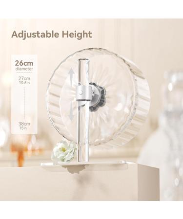 Super-Silent 26cm Hamster Exercise Wheel for Small Pets | BUCATSTATE Starlight-2.0-Transparent - Buy Online on GoSupps.com