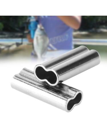 100-Part Fishing Copper Pipe & Crimp Slump Sleek - Must-Have Double Run Sleeve for Wire Rope & Cable | Clean Fishing Cord Pipe (1.0mm x 10mm) - International Shipping - Buy Online on GoSupps.com