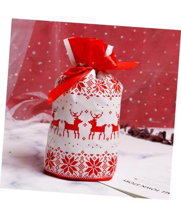 Zerodeko 150 Pcs Christmas Food Bag Santa Bag Christmas Candy Bag Christmas Bag Biscuit Plastic - Buy Online on GoSupps.com