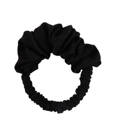 Heatless Curls Headband Soft Satin Black Heatless Curlers Heatless Curls Overnight for Long Hair Elastic Hair Curlers to Sleep in Hair Styling Tools