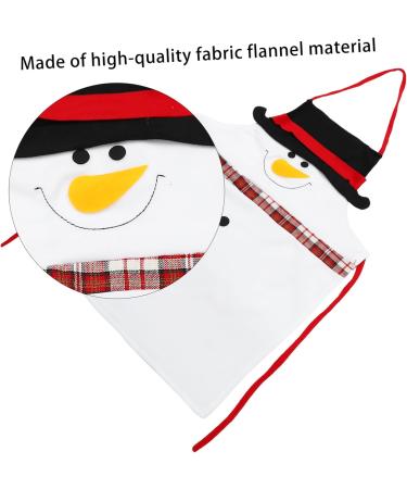 DOITOOL Christmas Apron Xmas Waitress Aprons Cooking Apron Santa Claus Outfit Xmas Kitchen Apron Holiday Apron Christmas Kitchen Apron Hair Cutting Cape Work Fabric At Home Decorations - Buy Online on GoSupps.com