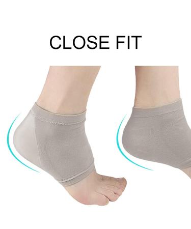 Moisturizing Heel Socks - Skin-Friendly Wear-Resistant Hydrating 2-Part Design for Dry Skin Care - Buy Online on GoSupps.com