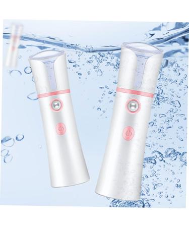 Healeved 1Pc facial sprayer machine portable humidifer white face steamer nano steamer 14.1x4cm - Buy Online on GoSupps.com