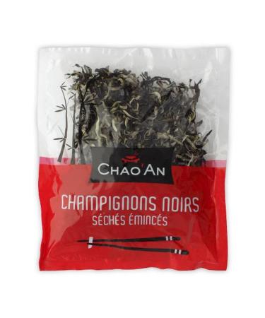 Chao'an Dried sliced black mushroom - 80g bag