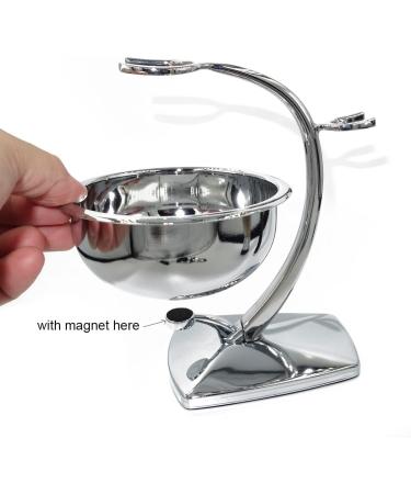 Shop Crody Simplicity Men's Shaving Brush Set - Chrome-Plated Compatible Holder Stylish & Durable - Perfect Razor Tool for Grooming - Buy Online on GoSupps.com