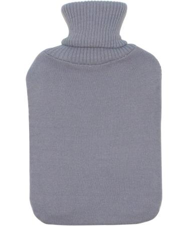 2L Soft Hot Water Bottle Knit Cover - Gray with Fox Design - Buy Online on GoSupps.com