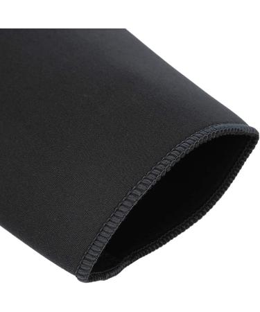Elastic Calf Brace for Hiking & Running | Compression Sleeve for Torn Muscles & Shin Splints | Calf Support Guard - Black - Buy Online on GoSupps.com