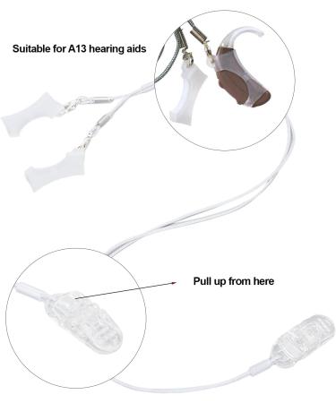 Premium BTE Hearing Aids Lanyard - Portable Otoclips Protector & Accessories for A675 - Anti-Static Fixation Cord - Buy Online on GoSupps.com