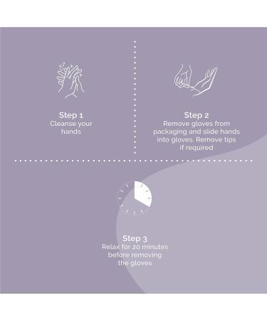 BeautyPro Hand Therapy Hand Mask with Collagen & Argan Oil - Moisturizing Gloves Treatment for Cracked, Dry Hands - Safe for Natural and Extension Nails - Buy Online on GoSupps.com