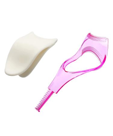 YASNAI Lashes Buddy False Eyelashes Applicator Tool for Wear Eyelashes, Eyelash Brush Tool 3 in 1 Makeup Tool Upper Lower Eye Lash Mascara Guard Applicator