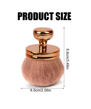 Large Self Tanning Brush | Oval Body Makeup Applicator for Legs Arms & Face | Rose Gold Self Tanner & Sunscreen Brush - Buy Online on GoSupps.com