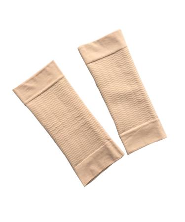 ULTNICE Women's Arm Shaper Elastic Upper Arm Shaper Sleeve for Sports Fitness Anti-Cellulite (Beige) - Buy Online on GoSupps.com