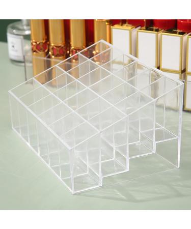 Practical Lipstick Holder Transparent Makeup Display Rack Keep Your Lipsticks Neatly Arranged And Accessible - Buy Online on GoSupps.com
