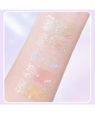 Buy 5 Colors Liquid Glitter Shimmer Metallic Eyeshadow Set - Waterproof Long Lasting Quick-Drying Makeup Kits for Women | International Shipping Available - Buy Online on GoSupps.com