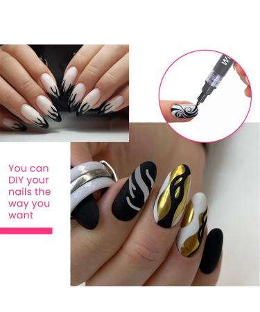 Kiuiom DIY Nail Art Pen Set Graffiti & Drawing Tools for Stunning Manicures | International Shipping - Buy Online on GoSupps.com