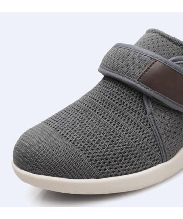 Diabetic Sandals & Adjustable Orthopedic Slippers for Elderly | Edema & Arthritis Shoes | Comfortable Slip-On Sneakers for Swollen Feet & Plantar Fasciitis - Size 40 Black - Buy Online on GoSupps.com