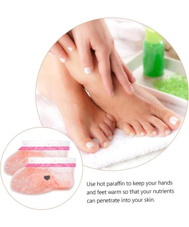 Beavorty 2 Pairs Wax Gloves Dry Hands Gloves Wax Socks Heat Hand Mitt Hand feet Wax Covers Plastic Liner Bags spa Mitts Wax Hand Covers Paraffin Wax Supplies Portable - Buy Online on GoSupps.com