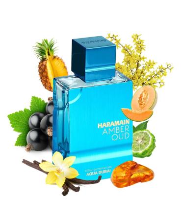 Al Haramain Amber Oud Aqua Dubai Edition - Arabian Perfume for Women and Men - Fresh and Fruity Arabic Perfume - Extrait De Parfum Spray - 3.33 oz - Buy Online on GoSupps.com