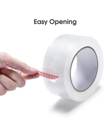 Pacific Mailer Clear Packing Tape Heavy Duty Packaging Carton Tape for Shipping Packaing Moving Sealing 2 Inch Wide 2.7mil Thickness 65 Yards Per Roll Pack of 6  - Buy Online on GoSupps.com