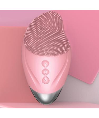 Streysisl Facial Cleansing Brush Face Washer Face Brush Cleanser Soft Silicone Face Washer Rechargeable Waterproof Vibrating Simple Skin Care Devices for Pink - Buy Online on GoSupps.com