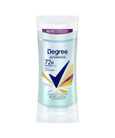 Degree Advanced MotionSense Antiperspirant Deodorant 72-Hour Sweat & Odor Protection Sexy Intrigue Antiperspirant Deodorant For Women with MotionSense Technology 2.6 oz