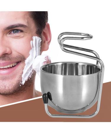 Stainless Steel Shaving Brush & Razor Stand Holder Set | Complete Shaving Bowl & Soap Cup Care for Men | Premium Grooming Essentials - Buy Online on GoSupps.com