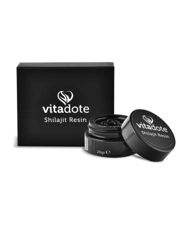 Vitadote Shilajit Resin (20g) - Himalayan and Altai Origin Pure and Authentic Mumijo - Natural Detox Global Vitality and Inner Beauty.
