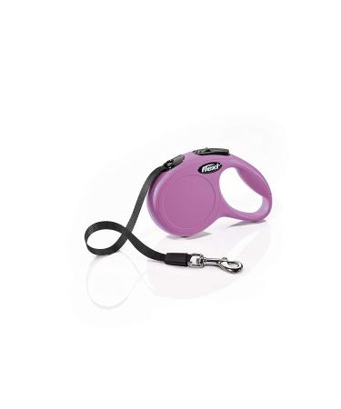 Flexi Retractable Dog Leash 3m Extra Small Pink Rose Extra Small 10ft