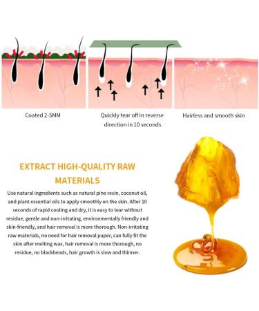 Hair Removal Wax Beads Natural Soft Hot Hard Bean Facial Body Hair Depilatory Tea Tree wax beans - Buy Online on GoSupps.com