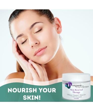 Organic Excellence Skin Renewal Therapy with Vitamin C | Face & Neck Moisturizing Cream - Buy Online on GoSupps.com