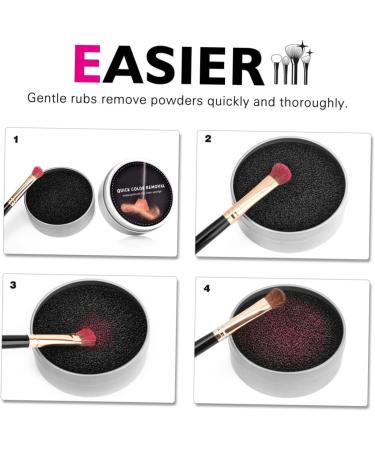Mikinona 1 Set Makeup Sponge Tools Make up Removal Sponges Brush Cleaner Tool Cosmetic Sponges Color Cleaner Make up Sponges Eye Shadow Blush Removals Colour Brush Activated Carbon Sponge - Buy Online on GoSupps.com