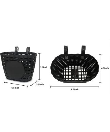 Noviko Kids Bike Basket with Bell and Wheel Spokes - Boy and Girl Bicycle Handlebar Accessory - Buy Online on GoSupps.com