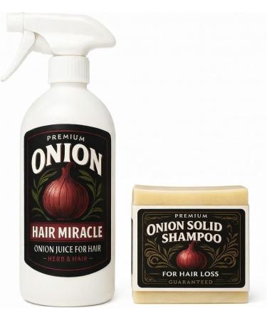Jus d'oignon Hair Miacle : science naturelle pour la croissance des cheveux : traitement de l'alop cie cuir chevelu enflamm sec ou d mangeaisons perte de cheveux pellicules cheveux clairsem s - Buy Online on GoSupps.com