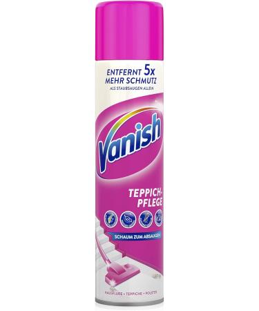 Vanish Gold Power Foam Carpet Cleaner - Extra Strong 4 x 650ml | Effective Against Dirt Odors & Dust - International Shipping Available - Buy Online on GoSupps.com