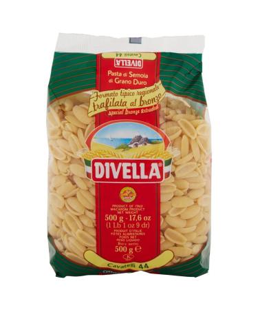 Italian Gourmet E.R. Divella Cavatelli N. 44 Set of 10 durum wheat semolina pasta 500 g + Italian box Gourmet Polpa di Pomodoro 400 g