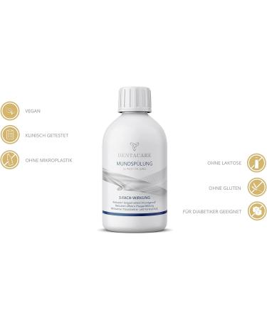 3x 250ml Dentacare Antibacterial Mouthwash by Prof. Dr. Young - Reduces Bad Breath Plaque & Periodontitis - Buy Online on GoSupps.com