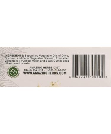 Black Seed Herbal Glycerin Soap - 4.25 oz | Natural Skin Care - Buy Online on GoSupps.com