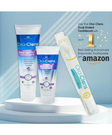 Dual Ended Toothbrush for Dogs & Cats - Ergonomic Design Flexible Neck Controls Tartar & Plaque Reduces Bad Breath - Buy Online on GoSupps.com