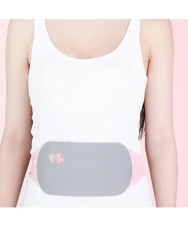 Heating Belt with Vibration Massage & Hot Compress - Pink Solar Operated Warm Belt for Menstruation Relief - Buy Online on GoSupps.com