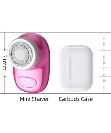 Mini Electric Shaver - Portable Waterproof Razor for Men & Women | Rechargeable Travel-Friendly Design in Red - Buy Online on GoSupps.com