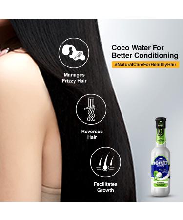 Buy Coconut Water Shampoo 180ml - Hydrating & Nourishing Hair Care | Worldwide Shipping - Buy Online on GoSupps.com
