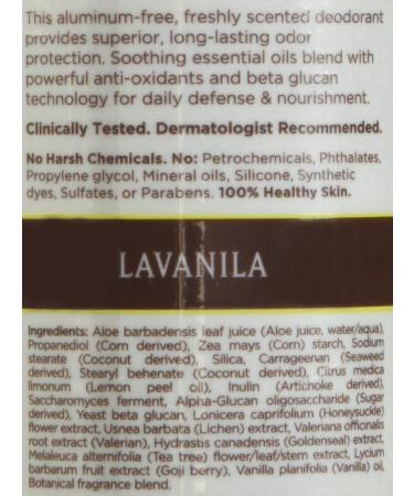 Lavanila The Healthy Deodorant Fresh Vanilla Lemon 2 Fluid Ounce - Buy Online on GoSupps.com