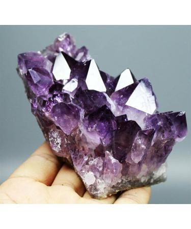 Crystal Rough Natural Uruguayan Amethyst GEODE Crystal Purple Specimen Gift (Size : 80-100g)