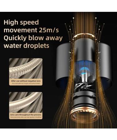 rumoe 1870W 3th Gear Professional Hair Dryer Negative Ionic Blow Dryer Hot Cold Wind Air Brush Hair Dryer Salon Tool US Plug - Buy Online on GoSupps.com